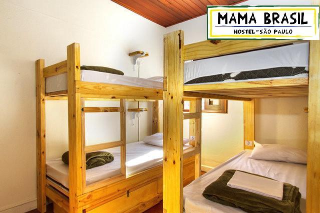סאו פאולו Mama Brasil Hostel חדר תמונה