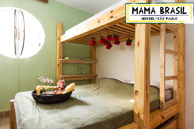 סאו פאולו Mama Brasil Hostel חדר תמונה